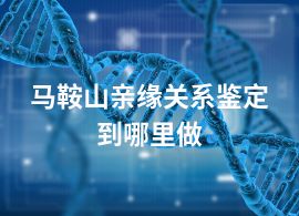 馬鞍山親緣關(guān)系鑒定到哪里做