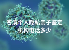 蒼溪個人隱私親子鑒定機構(gòu)電話多少