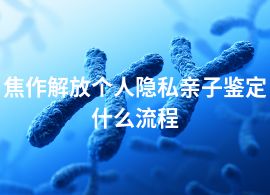 焦作解放個(gè)人隱私親子鑒定什么流程